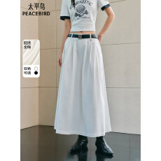 批发官图百褶长款半身裙女2026春季款高腰伞裙<b class='q'>显瘦</b>A字休闲设计感