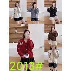 批发温柔风刺绣花朵针织开衫2026年新款