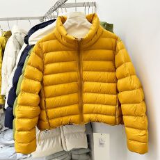 批发<b class='q'>韩版</b>2025年秋冬季时尚新款棉服女简约风排骨修身小个子时尚外套