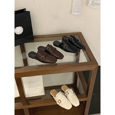 批发2026春季新款韩系小圆头<b class='q'>休闲</b>激光女包头拖女鞋