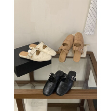 批发2026春季新款韩系小圆头<b class='q'>休闲</b>激光女包头拖女鞋