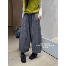 批发爆款2025女秋冬款新款高腰显瘦直筒休闲<b class='q'>裤</b>宽松百搭阔腿八分<b class='q'>裤</b>