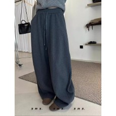 批发加厚宽松<b class='q'>阔腿裤</b>女2025秋冬季爆款新款慵懒风简约大气超火<b class='q'>裤</b>子3R3