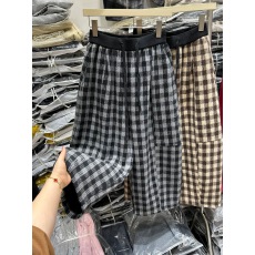 批发韩系毛呢格子<b class='q'>裤</b>女冬季加绒加厚保暖阔腿<b class='q'>裤</b><b class='q'>小个子</b>气球<b class='q'>裤</b>九分休闲<b class='q'>裤</b>