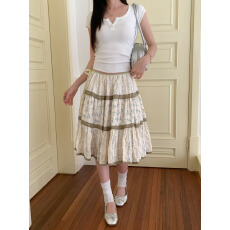 批发实拍法式蕾丝蛋糕裙初夏新少女感高腰A字蓬蓬<b class='q'>短裙</b>甜美显瘦半身裙