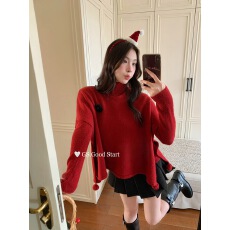 批发【GS】冬气质<b class='q'>甜美</b>不规则披肩+打底衫套装(配可拆卸胸针花)