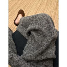 批发灰色毛呢裤女秋冬韩版网红直筒糯米裤宽松阔腿裤小个子休闲拖地裤