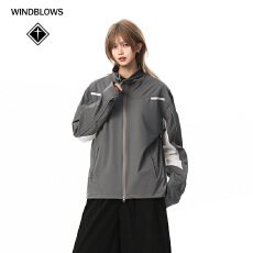 批发WIND BLOWS户外凉感透气立领运动防晒衣<b class='q'>男</b>女外套2025夏新款皮肤衣