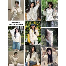批发双拉链防晒衣<b class='q'>外套</b>女2026新款<b class='q'>女装</b>春季宽松百搭防风小个子夹克上衣