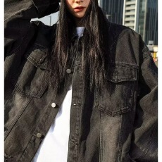 批发牛仔外套<b class='q'>男</b>女2026年春秋韩版潮流潮牌<b class='q'>夹克</b><b class='q'>男</b>休闲百搭青少年上衣服