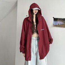 批发山系户外冲锋衣男连帽外套女<b class='q'>春</b>秋季潮牌登山美式休闲夹克防水防风