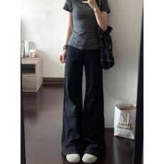 批发日系牛仔短裤夏季破洞宽松五分裤潮流百搭<b class='q'>帅气</b>中裤青年休闲女马裤
