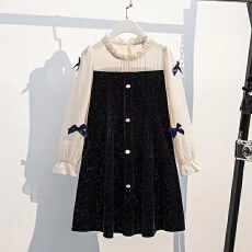 批发女<b class='q'>童</b><b class='q'>秋装</b><b class='q'>202</b>6新款时髦<b class='q'>套装</b>洋气裙子儿<b class='q'>童</b>秋季连衣裙女宝设计公主裙