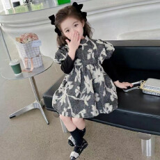 批发女童旗袍连衣裙秋装2025新款洋气女宝宝设计公主裙<b class='q'>儿童</b>中国风裙子