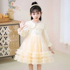 批发<b class='q'>女童</b>秋<b class='q'>冬</b>公主<b class='q'>裙</b>2025新款生日<b class='q'>礼服</b>连衣<b class='q'>裙</b>洋气长袖小香风tutu蓬蓬<b class='q'>裙</b>