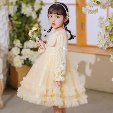 批发<b class='q'>女童</b>连<b class='q'>衣裙</b>秋装2025新款儿童洋气生日<b class='q'>礼服</b>小女孩公主<b class='q'>裙</b>子连衣<b class='q'>裙</b>