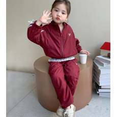 批发原版套里布 女童套装春秋2025新款儿童超好看洋气中小童休闲套装