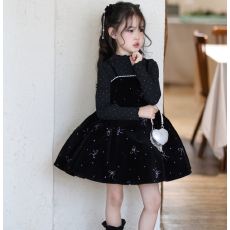 批发女<b class='q'>童</b><b class='q'>2026</b><b class='q'>春</b>秋<b class='q'>套装</b>洋装新款韩版儿<b class='q'>童</b>时尚两件套背心裙打底公主裙