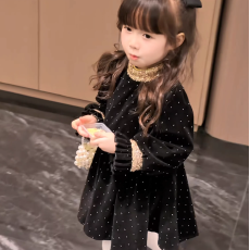 批发女童<b class='q'>礼服</b><b class='q'>裙</b>2026秋冬新款儿童蓬蓬连衣<b class='q'>裙</b>加绒<b class='q'>公主裙</b>子洋气保暖<b class='q'>裙</b>子