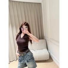 批发美式复古多口袋毛边<b class='q'>高腰</b><b class='q'>牛仔</b><b class='q'>短裤</b>女夏季新款设计感宽松显瘦阔腿裤