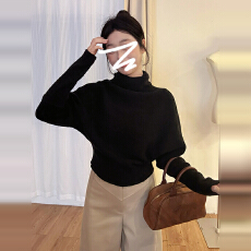 超好看厚实打底高领毛衣女款慵懒高级感针织衫上衣春秋季2025新款