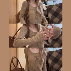 设计感针织毛衣女2025新款爆款巨好看秋冬独特漂亮内搭打底衫上衣