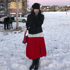 批发超好看秋冬季<b class='q'>连衣裙</b>子女2025新款高级感外套长裙<b class='q'>高端</b>精致两件套装