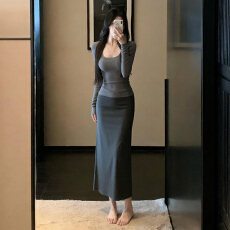 批发方领德绒<b class='q'>打底衫</b>女秋冬内搭短款上衣修身显瘦小衫<b class='q'>加绒</b>保暖长袖T恤