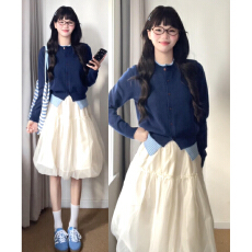 批发早春韩系大方得体秋<b class='q'>冬</b>季2026新款巨好看法式气质半身裙学院风套装