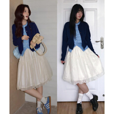 批发早春韩系大方得体秋<b class='q'>冬</b>季2026新款巨好看法式气质半身裙学院风套装