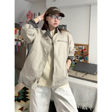 批发巨好看美式短款夹克外套女春秋季2026新款爆款宽松韩系棒球服上衣