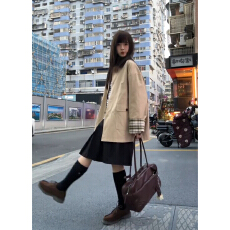 批发美式复古工装夹克外套女早春季2026年新爆款小个子宽松巨好看上衣