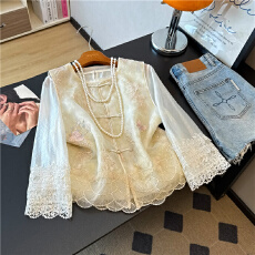 批发实拍新中式国风重工刺绣马甲女2026夏季新款盘扣叠穿背心马夹上衣