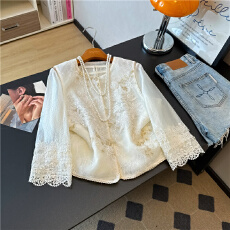 批发实拍欧根纱国风马甲女<b class='q'>夏</b>季薄款新中式马甲重工钉珠刺绣背心外套潮
