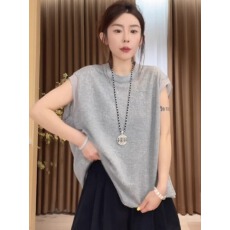 批发韩系慵懒风遮肉休闲拼接<b class='q'>网纱</b>T恤女夏季时尚百搭洋气宽松圆领<b class='q'>上衣</b>