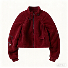 批发<b class='q'>大码</b>复古休闲立领拉链毛毛<b class='q'>外套</b>女装秋冬加厚纯色时尚保暖开衫上衣