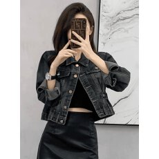 批发早秋牛仔外套女2025新款春秋季爆款时尚洋气小个子轻熟风高级感女