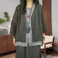 批发<b class='q'>胖</b>mm<b class='q'>时尚</b>轻薄假两件衬衫女夏季大码宽松休闲百搭七分袖通勤上衣潮