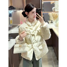 批发新中式<b class='q'>气质</b>国风蓝色加厚<b class='q'>外套</b>女装2025冬季新款保暖休闲绝美短上衣