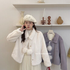 批发宋小姐-仿水貂毛加厚保暖外套女2025年冬季新款皮毛一体上衣99095