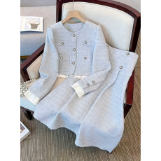 批发女士秋冬季新款时尚优雅小香风半身裙两件套适合日常通勤约会派对