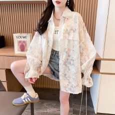 批发<b class='q'>实拍</b> 原版 2026春夏新款韩版polo领衬衫衬衣女薄款开衫外套女<b class='q'>大码</b>