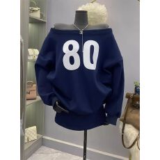 批发2026春装新款韩国chic纯棉印花字母露肩宽松卫衣半身<b class='q'>短裙</b>两件套