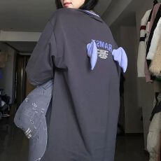 批发天猫品质 纯棉夏季韩版宽松印花短袖T恤男女<b class='q'>情侣</b><b class='q'>款</b>学生减龄上衣潮