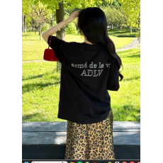 批发精梳纯棉230克 韩版宽松落肩印花短袖T恤夏季上衣设计感小众<b class='q'>街头</b>