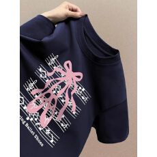 批发精梳纯棉230克韩版纯棉宽松落肩印花短袖T恤夏上衣设计感小众街头