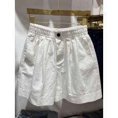 批发原版大码 <b class='q'>韩版</b>韩系白色运动休闲A字阔腿短<b class='q'>裤</b>女2026夏松紧腰热<b class='q'>裤</b>