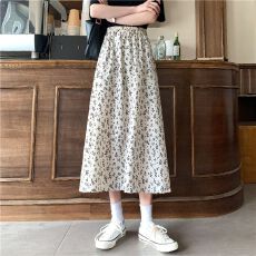 批发碎花超仙半身裙女2026夏季新款<b class='q'>中长款</b>a字韩版高腰显瘦遮胯百搭裙