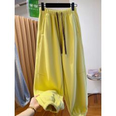 批发华棉复真超胖mm特大码300斤冬季加厚加绒束脚卫裤女保暖哈伦长裤