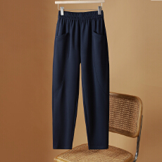 批发2026新款<b class='q'>大码</b><b class='q'>哈伦裤</b>高腰显瘦运动裤女宽松休闲裤女气棉卫裤女